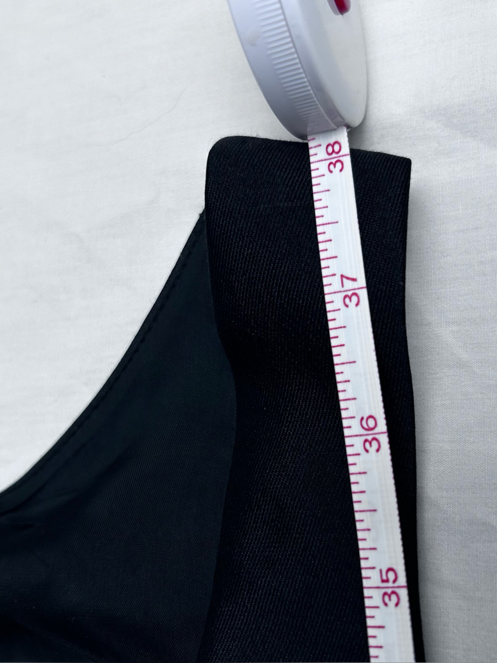 J Crew Classic Black Sleeveless A-Line pocket dress size 10. Wool & silk - Picture 4 of 8